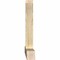 Ekena Millwork Portland Rough Sawn Timber Gable Bracket, Douglas Fir, 72"W x 30"H x 4"D x 4"F, 10/12 Pitch GBW072X30X0404POR00RDF - alternate 2
